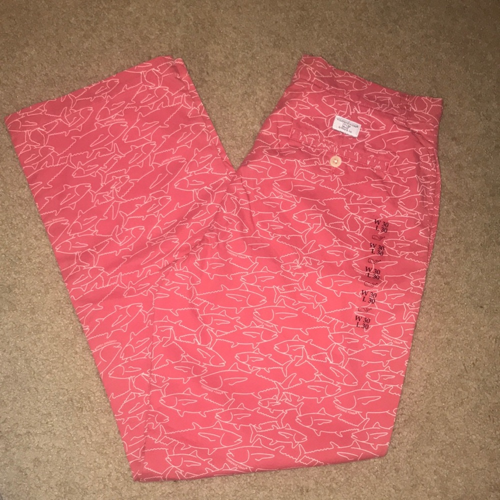 Vineyard Vines Fish Print Pants